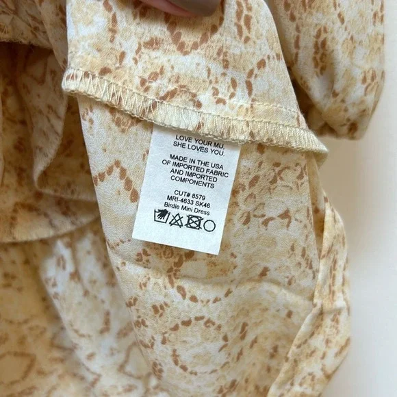 Show Me Your Mumu Birdie Paisley Mini Dress Size XS NWT Boho Indie Cottage‎ - Picture 5 of 6